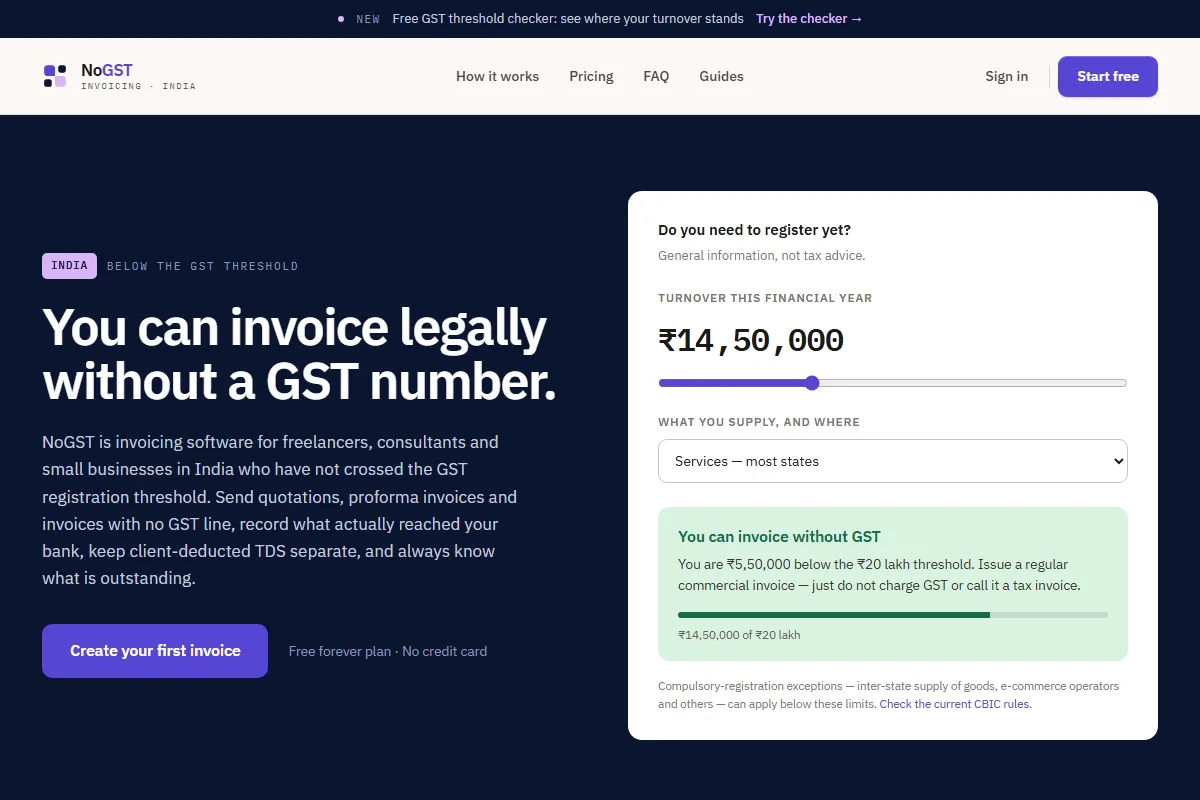 NoGST project showcase