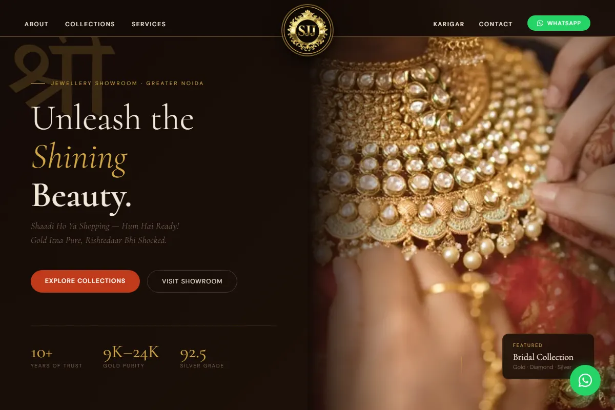 Shri Ji Jewellers project showcase